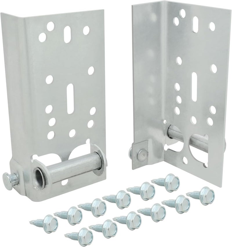 HARDWAREX SUPPLY Garage Door Bottom Lifting Brackets for 7/16 inch Diameter Roller Stem - Image 1